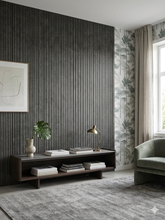 Wave Style PVC Wall Panels – Graphite Grey
