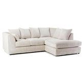 Dylan Fabric Corner Sofa Cream