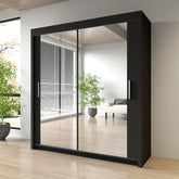 Milan Double Sliding Door Wardrobe