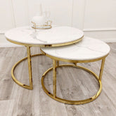 Cato Nest of 2 Short Round Tables