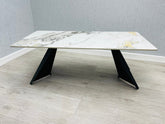 Chicago Cream Gold Ceramic Coffee Table