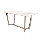 Lucein 1.6 Chrome Dining Table