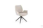 Fairmont 360 Swivel Beige Dining Chair