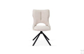 Roseland 360 Swivel Beige Dining Chairs