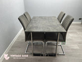 Tokyo Dining Set with 4 Chairs