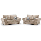 Verona Full Back Sofa 3+2 Seater Mink