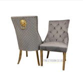 Light Grey Majestic Gold Chairs