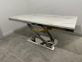 Elina Chrome Dining Table