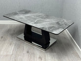 Zermatt Coffee Table - Grey Ceramic