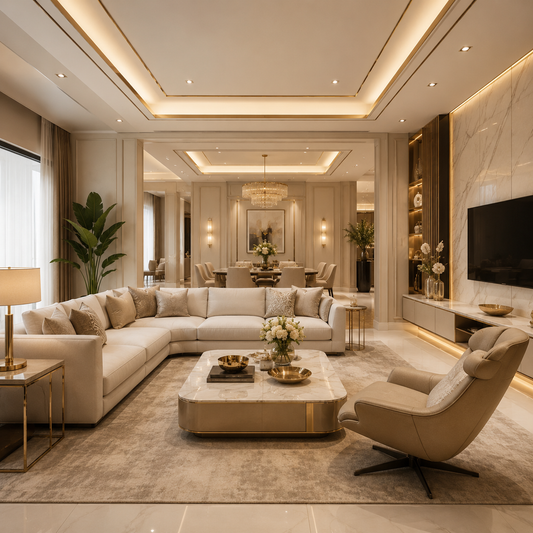 Create a Royal Luxury Home with Modern Furniture