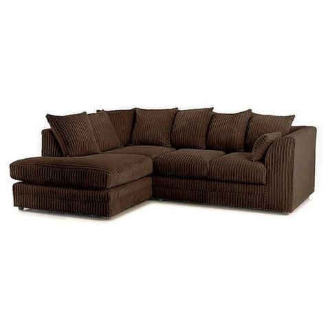 Dylan Fabric Corner Sofa Black