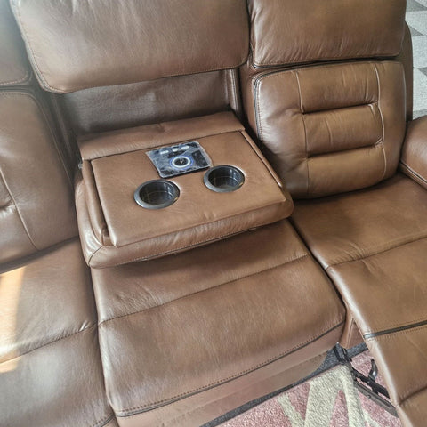 Hafsa Music Leather Electric Recliners 3+2 Seater Sofa (Black, Grey,Brown) Bluetooth Speakers/LED LIGHTS/WIRELESS CHARGER