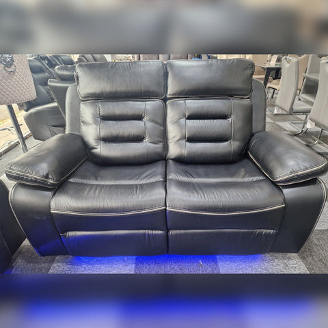 Hafsa Music Leather Electric Recliners 3+2 Seater Sofa (Black, Grey,Brown) Bluetooth Speakers/LED LIGHTS/WIRELESS CHARGER