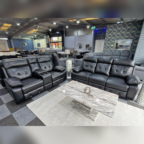 Parada Leather Recliner Sofa 3+2 Seater
