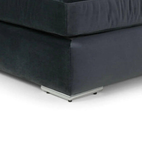 Belgravia U Shape High Back Sofa Set | Premium High Back Plush Velvet Lounge Suite | Modular Sectional Couch with Footstool
