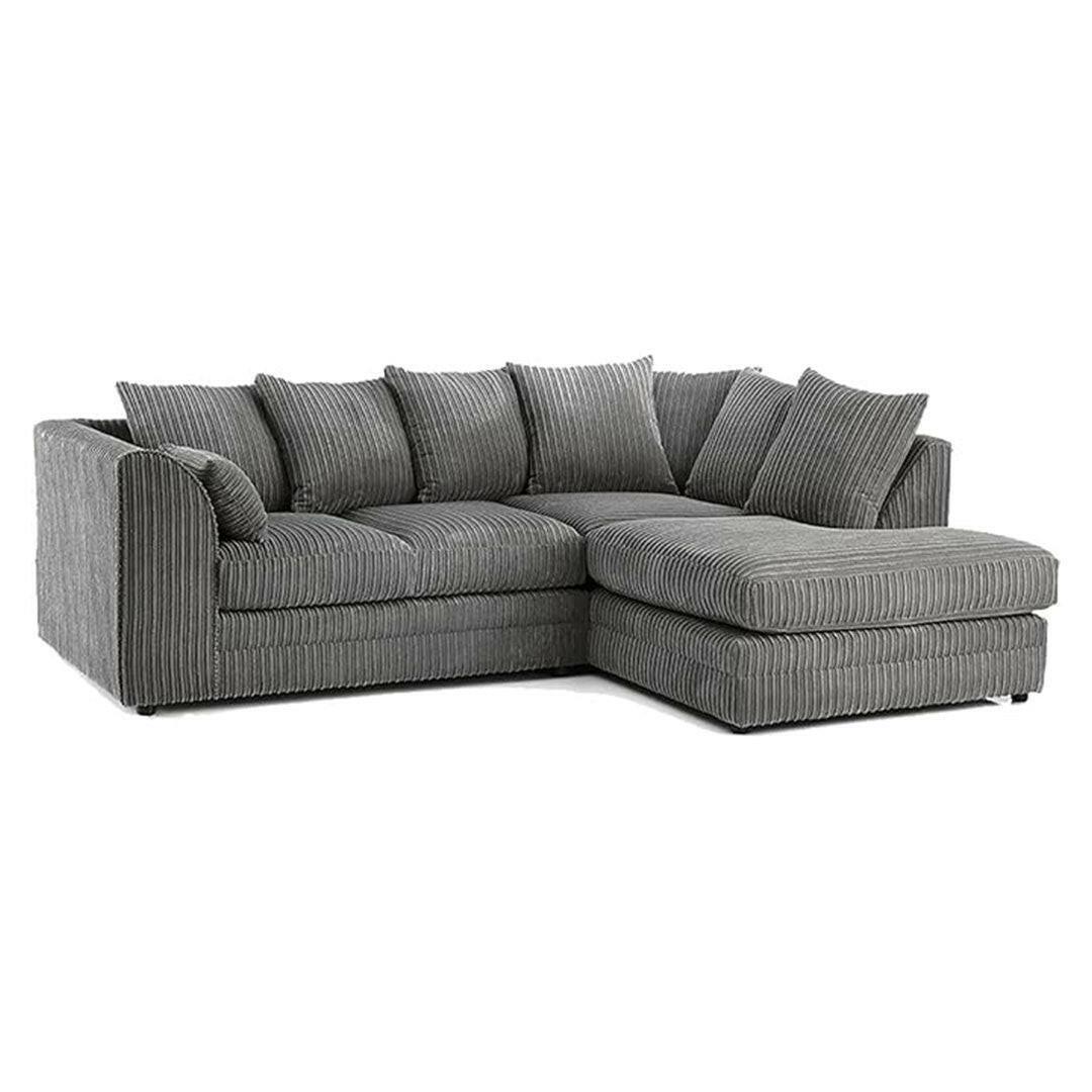 Dylan Fabric Corner Sofa Grey