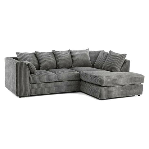 Dylan Fabric Corner Sofa Grey