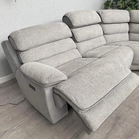 Lakelyn Express Fabric Electric Recliner Modular Corner Sofa