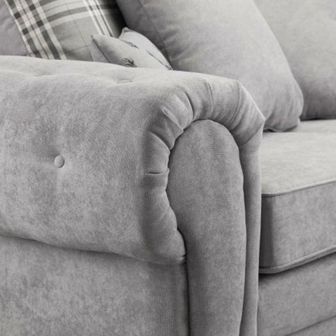 Verona Scatter Back 4 Seater Sofa Grey
