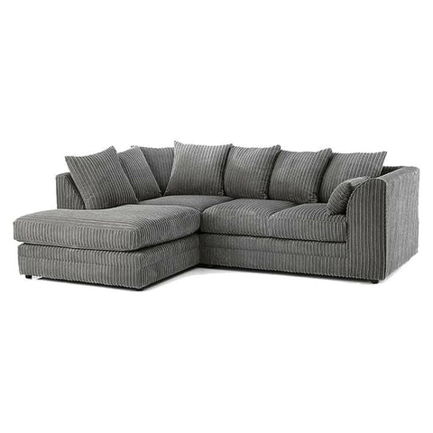 Dylan Fabric Corner Sofa Grey