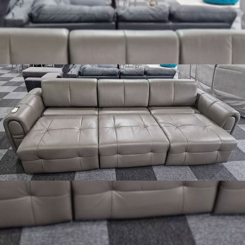 Ishac Leather Sofa Bed