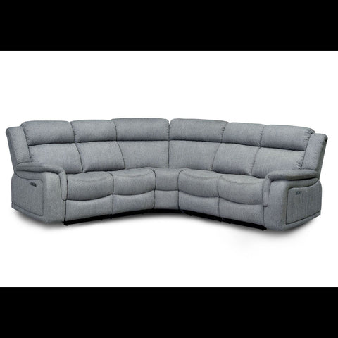 Roma Chenille L-Shaped Recliner Corner Sofa – Modern Luxury Home Furniture