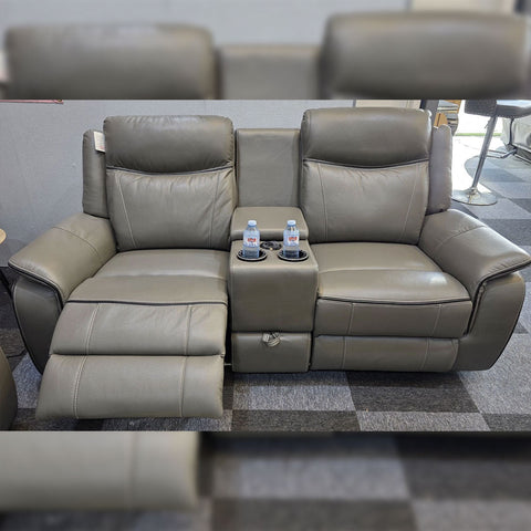 Parada Leather Electric Recliner Sofa 3+2 Seater-Bluetooth/USB/C-Type/Led/Cooling Cup Holders