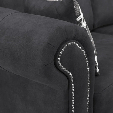 Oakland Leather Armchair , Tan And Black