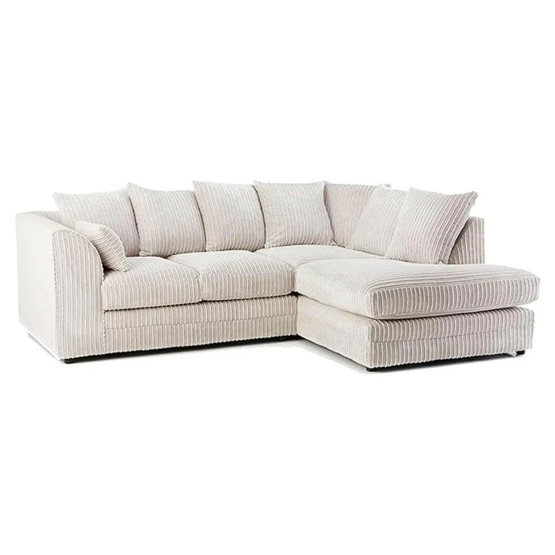 Dylan Fabric Corner Sofa Cream