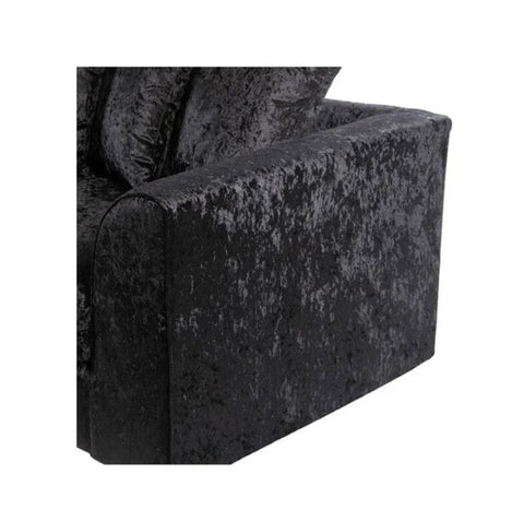 Dylan Crush Velvet 4 Seater Single Arm Left Right Hand Corner Sofa