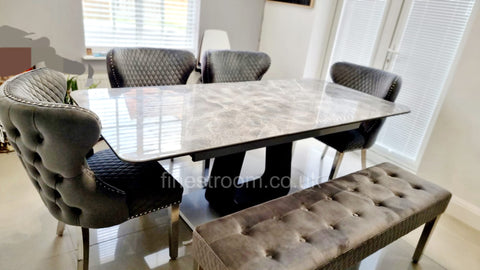 Zermatt Extendable Dining Table with DG Valentino Chairs