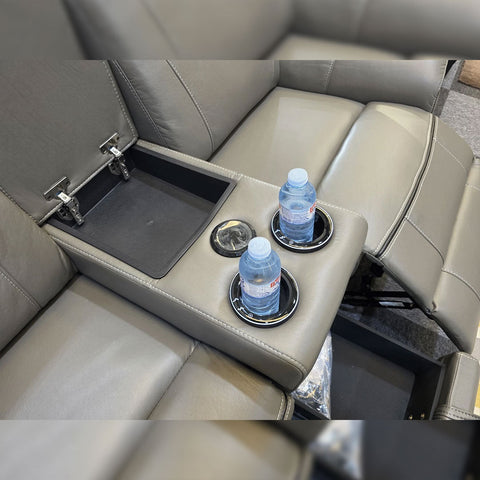Parada Leather Electric Recliner Sofa 3+2 Seater-Bluetooth/USB/C-Type/Led/Cooling Cup Holders