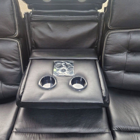 Hafsa Music Leather Electric Recliners 3+2 Seater Sofa (Black, Grey,Brown) Bluetooth Speakers/LED LIGHTS/WIRELESS CHARGER