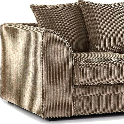 Dylan Fabric Corner Sofa Coffee