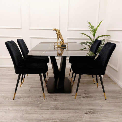 Apollo Black Dining Table