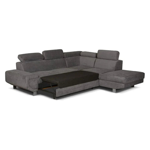 Arctic Sofa Bed With Storage Box Grey