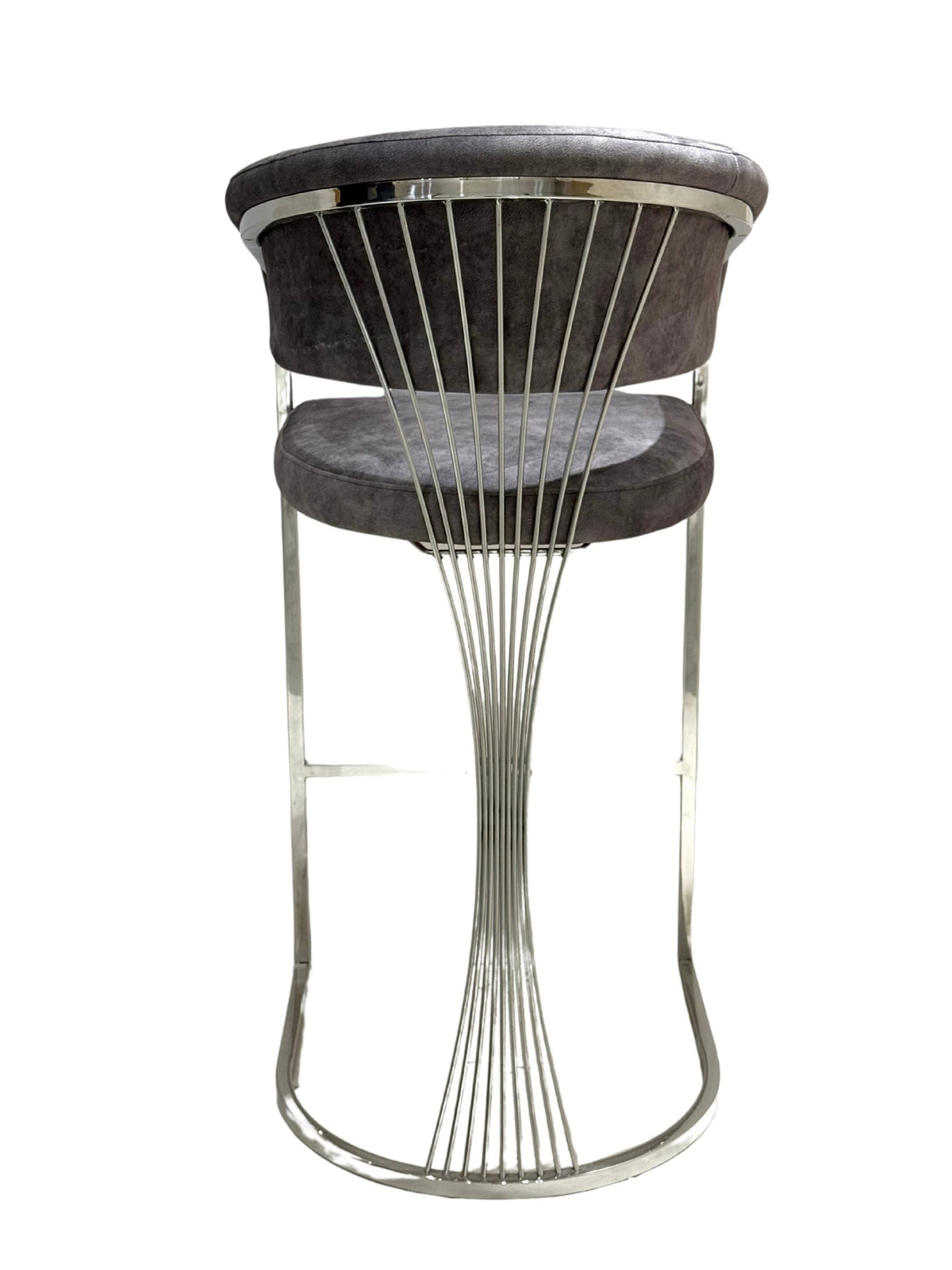 Prado Grey Silver Barstools