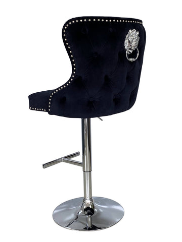Valentino Bar/Breakfast Stools- Black