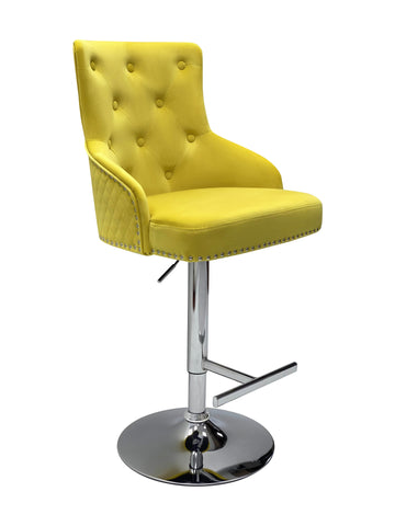 Luxury Mustard Majestic Bar / Breakfast Stools