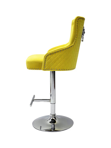 Luxury Mustard Majestic Bar / Breakfast Stools