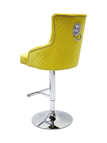 Luxury Mustard Majestic Bar / Breakfast Stools