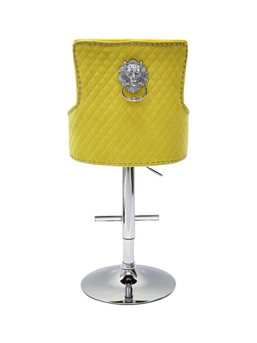 Luxury Mustard Majestic Bar / Breakfast Stools
