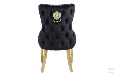 Round Black Gold Louis Gold With Black Gold LK Victoria