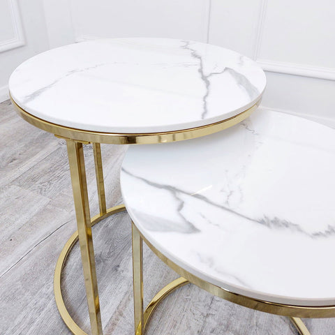 Cato Nest of 2 Tall End Tables