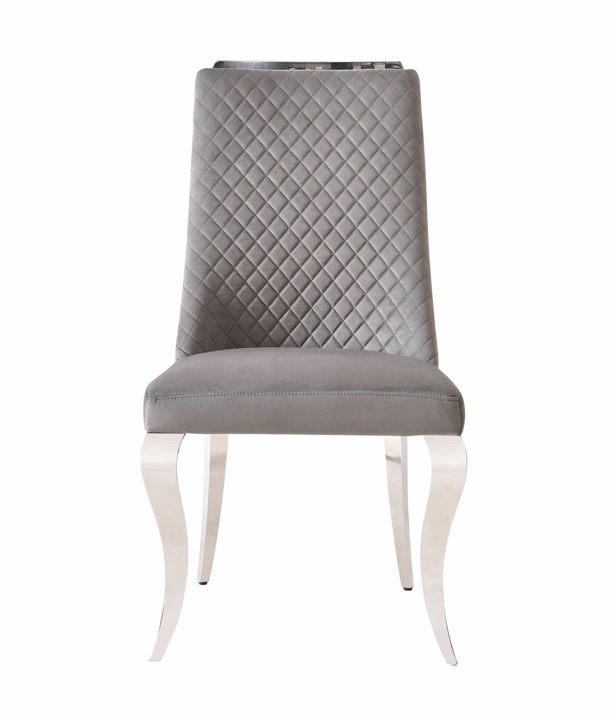 Roxby Grey and Chrome Dining Chairs