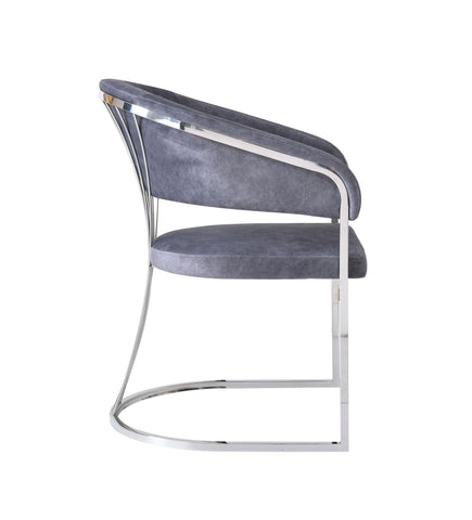Prado Dining Chairs- Grey Silver