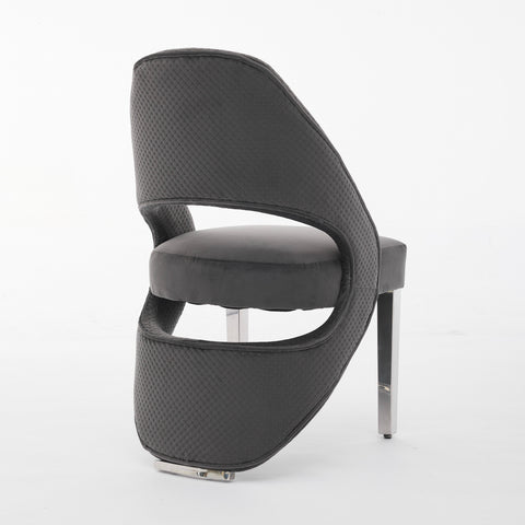 Santorini Grey Silver Dining Chairs