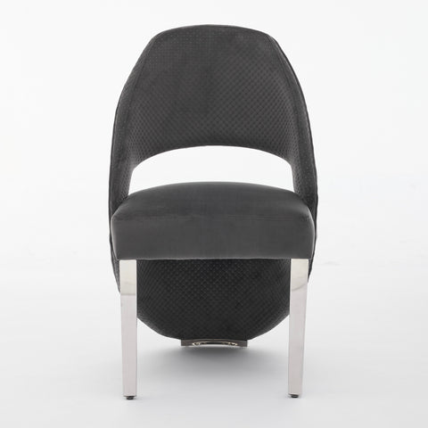 Santorini Grey Silver Dining Chairs