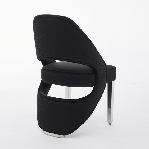 Santorini Black Silver Dining Chairs
