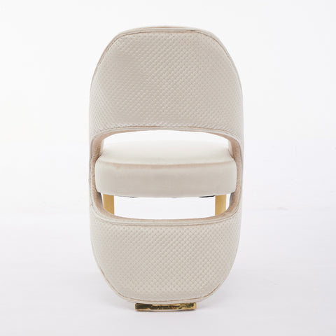 Santorini Cream Gold Dining Chairs